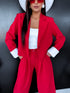 "MAJORY 74" set - jacket + pants - RED